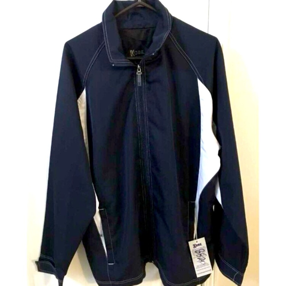 Kobe warm up jacket navy adult Large